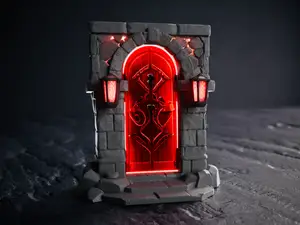 Dungeon Gate Phone Stand