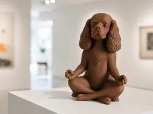 Meditating Cavalier King Charles Spaniel – Zen Dog