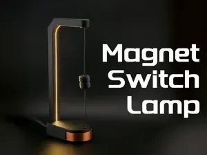 Magnet Switch Lamp – Magnetic Toggle with Dimmer