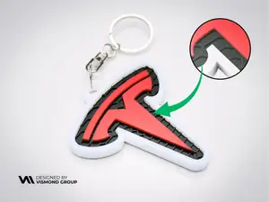Tesla Keychain
