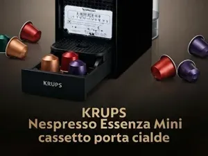 Krups Nespresso Essenza Mini removable pod drawer