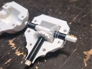 RC model axle transmision