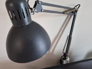 IKEA TERTIAL work lamp holder for multimonitor arm