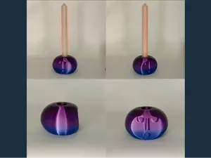 face candle holder
