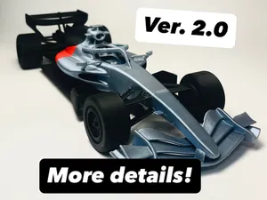F1 2026 Audi R26 1:18 ver 2.0 EASIER TO PRINT !