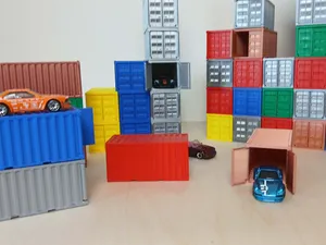 Modular Shipping Containers 1:64 V2