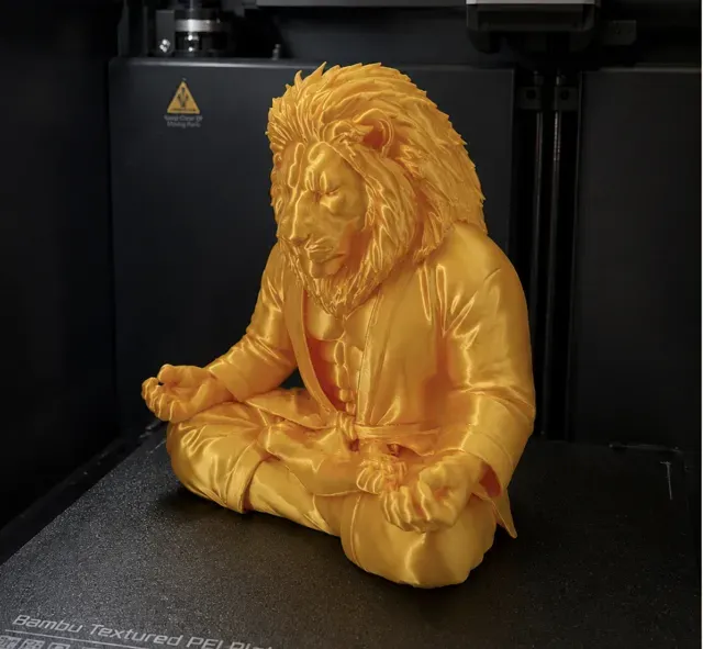Figurine décorative Lion Zen — Image 3 of 3