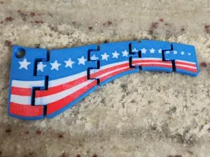 USA Themed Flexitoy Happy 4th July Special