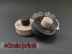 Ultimate Clicky Wheel Fidget (Print In Place)
