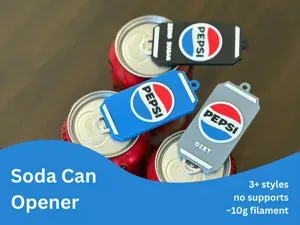 Pepsi Soda Can Tab Opener Keychain