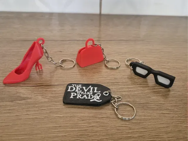 Kit de chaveiros O Diabo Veste Prada 2