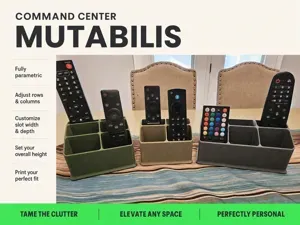 Command Center Mutabilis - Parametric Remote Caddy