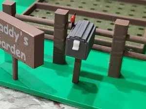 Grow a Garden - Mailbox - Roblox (10x16x12mm)