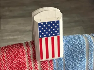 Patriotic Flag Towel Clip