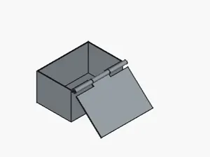 Hinge Box Mini Storage Container