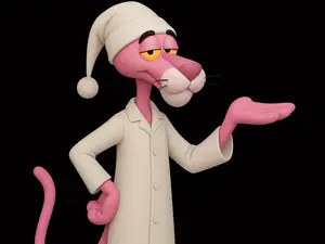 PINK PANTHER IN PIJAMA