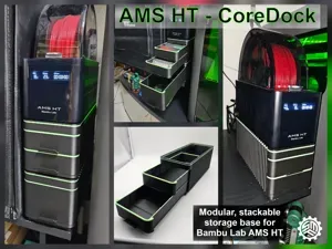 AMS HT CoreDock - Modular, stackable storage base