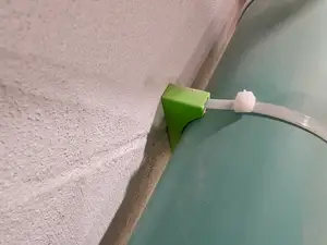 4 inch DWV wall mount for dust collection