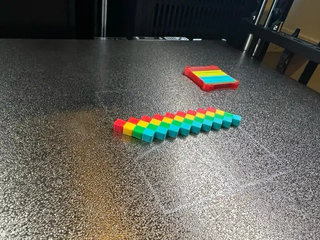 4 color pixel test print — Фото 2 из 3