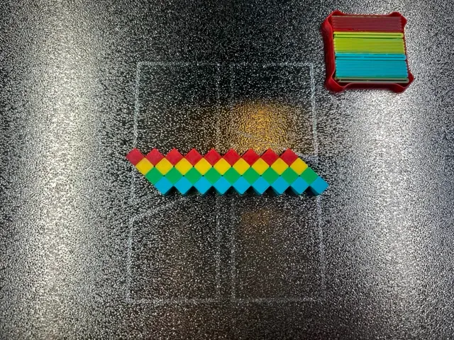 4 color pixel test print — Фото 3 из 3