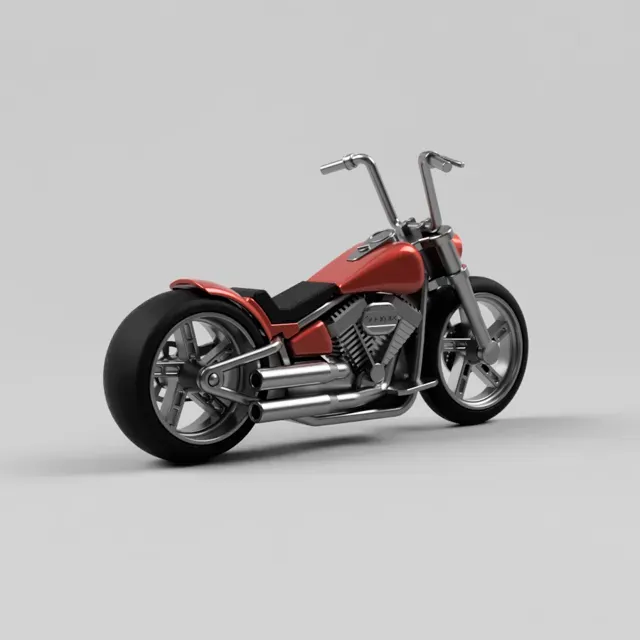 Custom Motorcycle - Scale 1/12 — Фото 7 из 8
