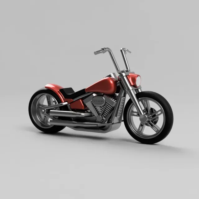Custom Motorcycle - Scale 1/12 — Фото 5 из 8