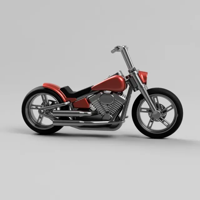 Custom Motorcycle - Scale 1/12 — Фото 6 из 8