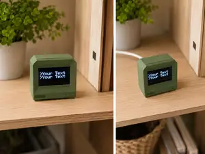 Retro OLED Terminal – Customizable Desktop Display