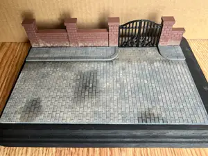 Diorama - 1/35 - Street and Fence