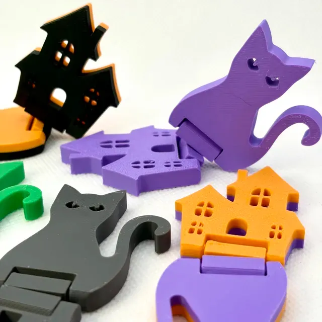 Haunted House and Cat Slider + Flip Fidget Toy — Фото 10 из 15