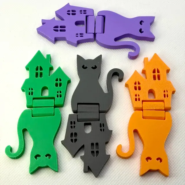 Haunted House and Cat Slider + Flip Fidget Toy — Фото 11 из 15