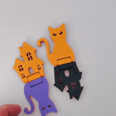 Haunted House and Cat Slider + Flip Fidget Toy — Фото 3 из 15