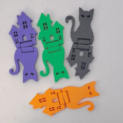 Haunted House and Cat Slider + Flip Fidget Toy — Фото 2 из 15