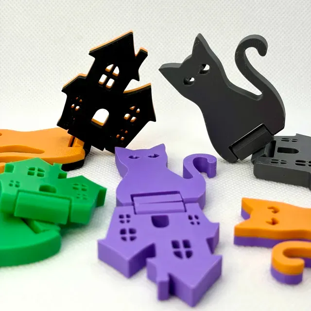 Haunted House and Cat Slider + Flip Fidget Toy — Фото 14 из 15