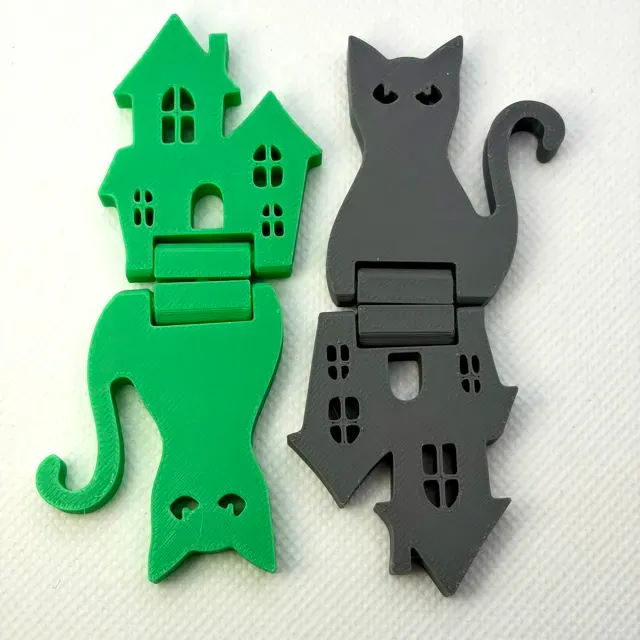Haunted House and Cat Slider + Flip Fidget Toy — Фото 7 из 15