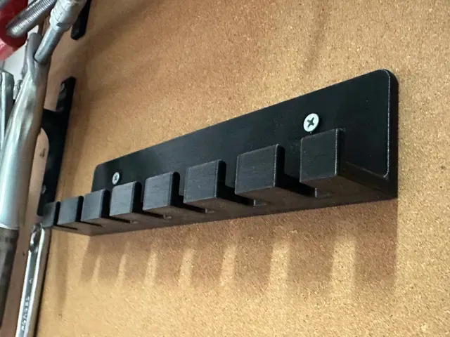 Wall mount bracket holder for tools, socket driver — Фото 4 из 6