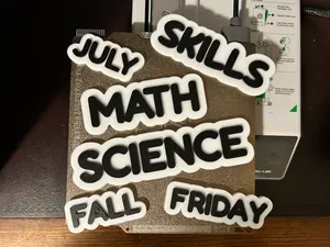 Customizable Magnetic Whiteboard Signs/Labels