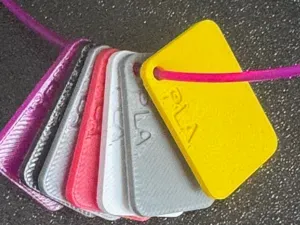 PLA/PETG/TPU/ABS/ASA Filament Sample Swatch