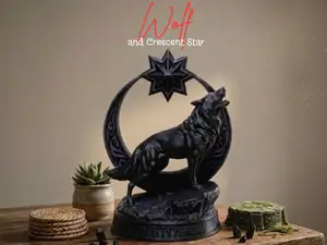 Grey Wolf and Crescent Star 