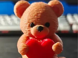 Valentines Day Teddy Bear Toothpaste Cap Dispenser