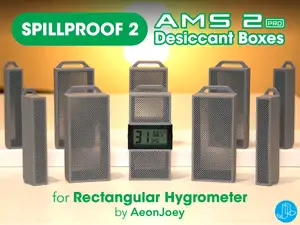 SPILLPROOF2 AMS 2 Pro Desiccant Boxes- Rectangular