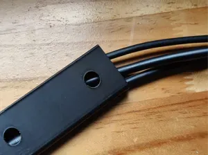 Under desk cable management channels