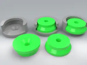 Universal Round Wall Mount (UPDATED)