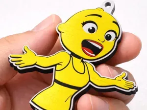 Llavero Limón Frutinovelas Destapador Abrelatas 3D