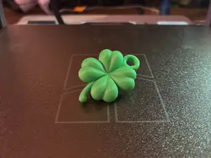Four-Leaf Clover Keychain