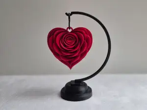 Rose mit Ständer - Geschenkidee