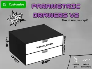 Parametric Modular Drawer System V2