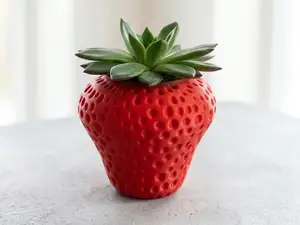 Strawberry Planter - Ikea Fejka succulent (60mm)