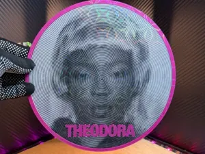 Vinyle décoratif illusion optique "THEODORA"