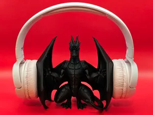 Wings of Fire Dragon: Darkstalker & Headphone